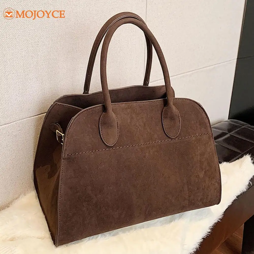 2023 Luxury Margaux 15 Suede Handbags Large Capacity Senior The Tote Bags Ladies High Quality Retro Crossbody Bags Designer Bags