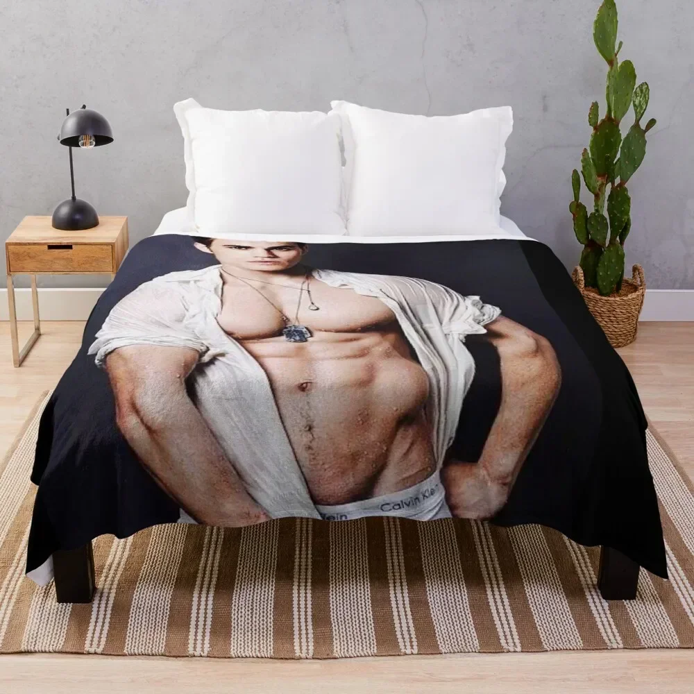 

Paul Wesley Throw Blanket Wrinkle Resistant Lightweight Blanket