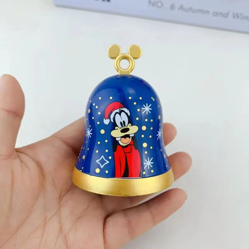 ديزني عيد الميلاد جرس زخرفة تحصيل عمل الشكل - دونالد داك ميكي ماوس إلسا ويني ذا بوه - لعبة دمية هدية #5
