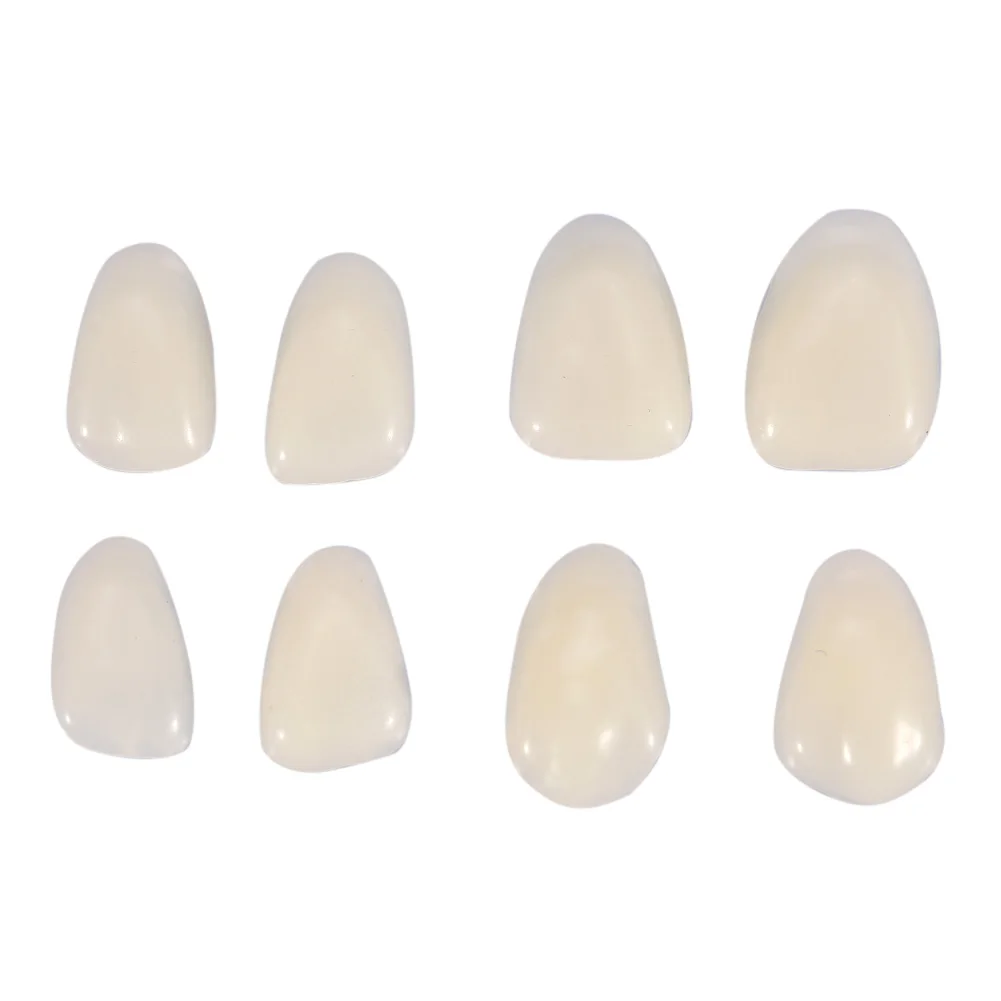 50pcs/bag Dental Resin Ultra Thin Dental Crowns Dental Temporary Crown Whitening Porcelain Teeth Dental Repair Accessories Tools