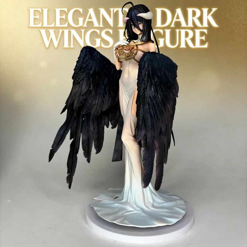 

New Albedo Figure GK Statue Anime Beauty Girl Collectible Model PVC Action Figure Desktop Ornament Gift For Anime Fans