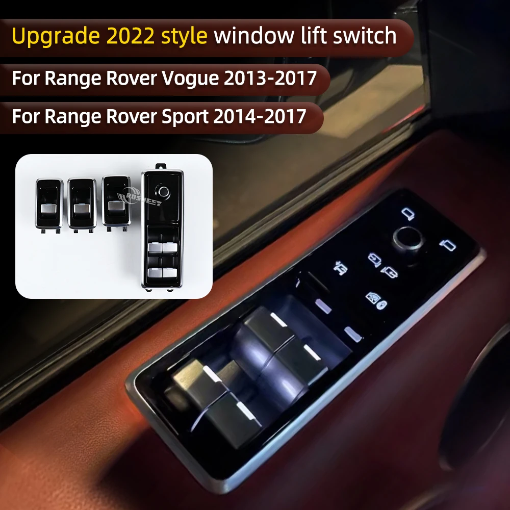 

Car Window Controller Switch Button For Land Rover Range Rover Vogue 2013-2017 L405 /RR Sport 2014-2017 L494 Upgrade New Style