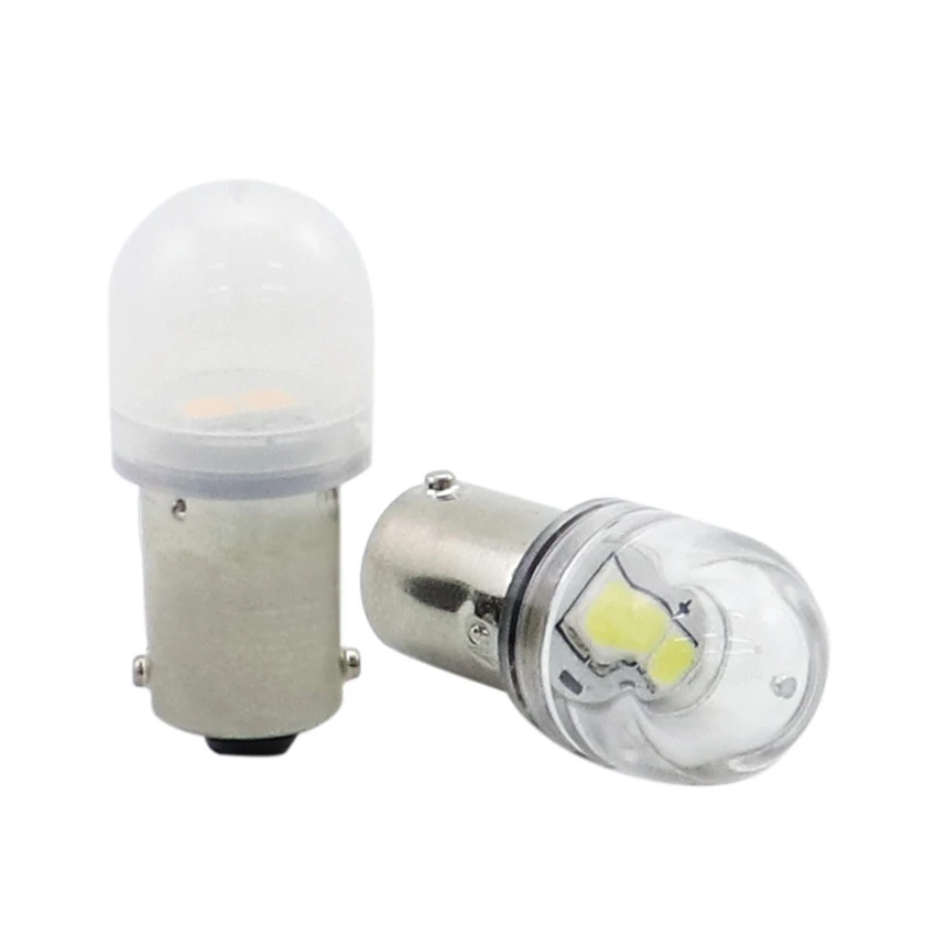 Bombilla de linterna LED E10 Ba9s, 5 piezas, 6V, 12V, 24V, reemplazo de lámpara, blanco cálido