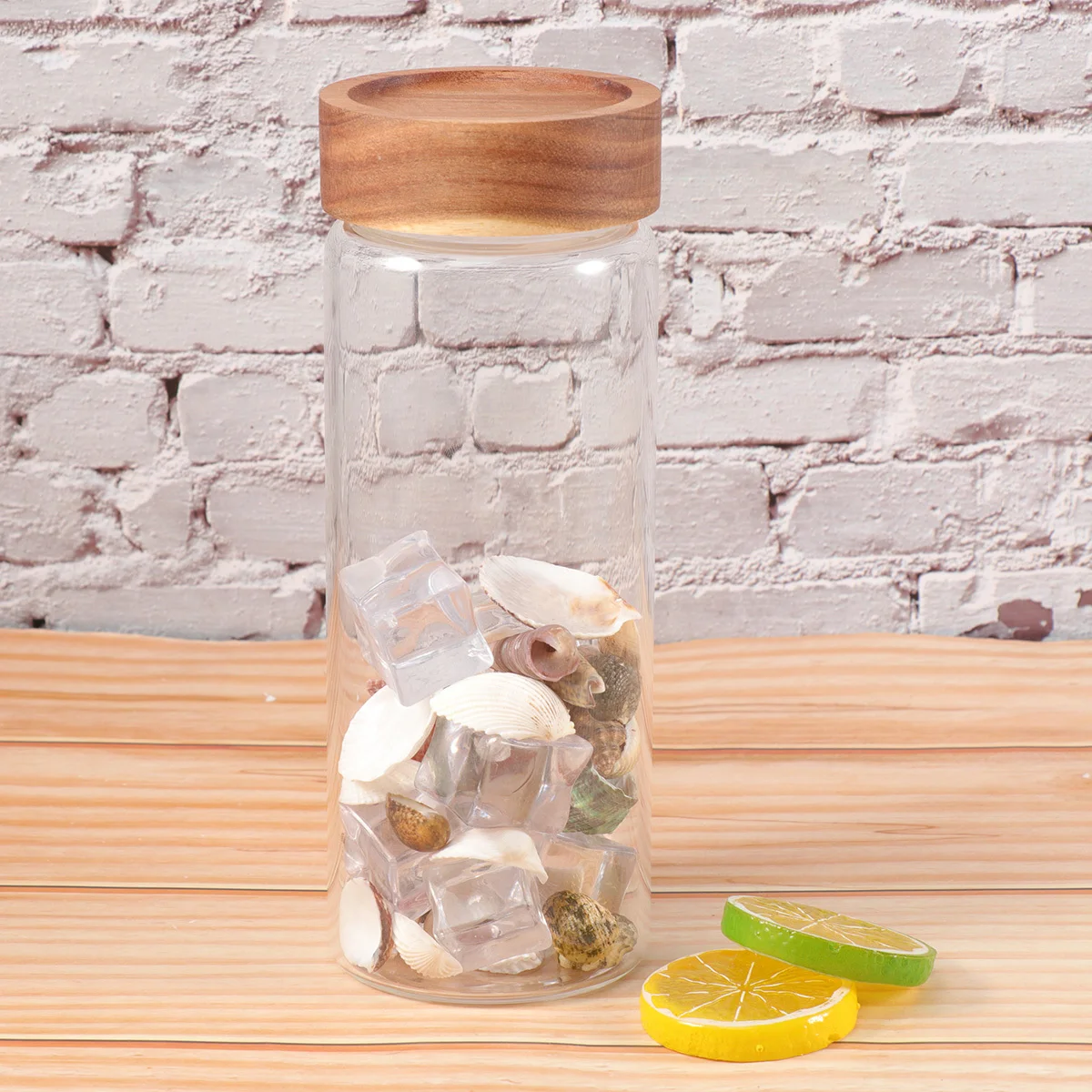 

Glass Sealed Box Container Transparent Premium Food Storage Kitchen Home Use 80X200Mm 800Ml Glass Bottle Moisture Proof