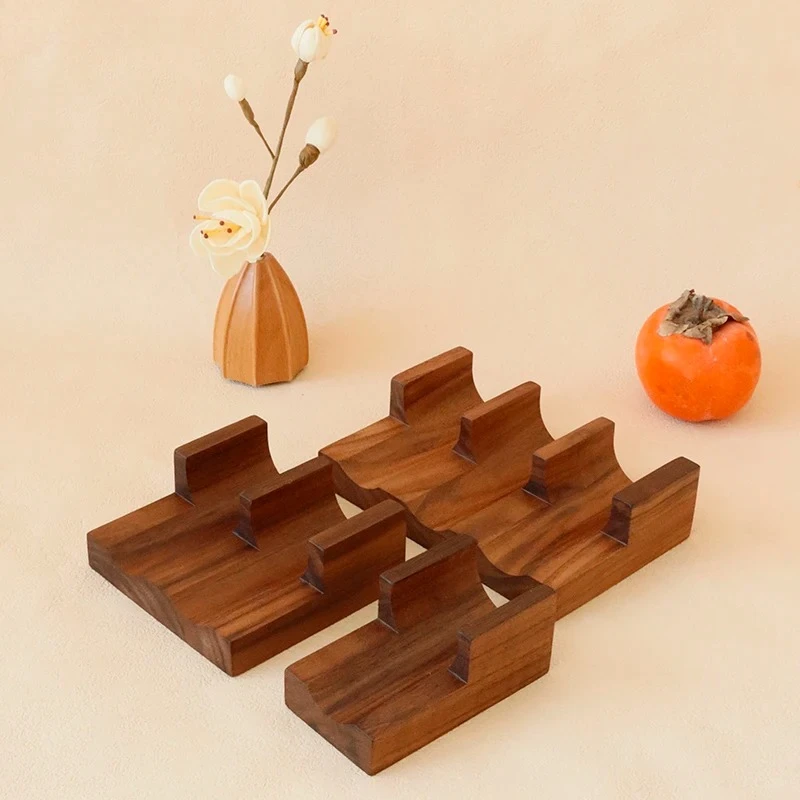 

U-shaped Sushi Plate Creative Japanese Hotel Restaurant Food Decoration Dessert Plate Wooden Taco Tray Display Tableware