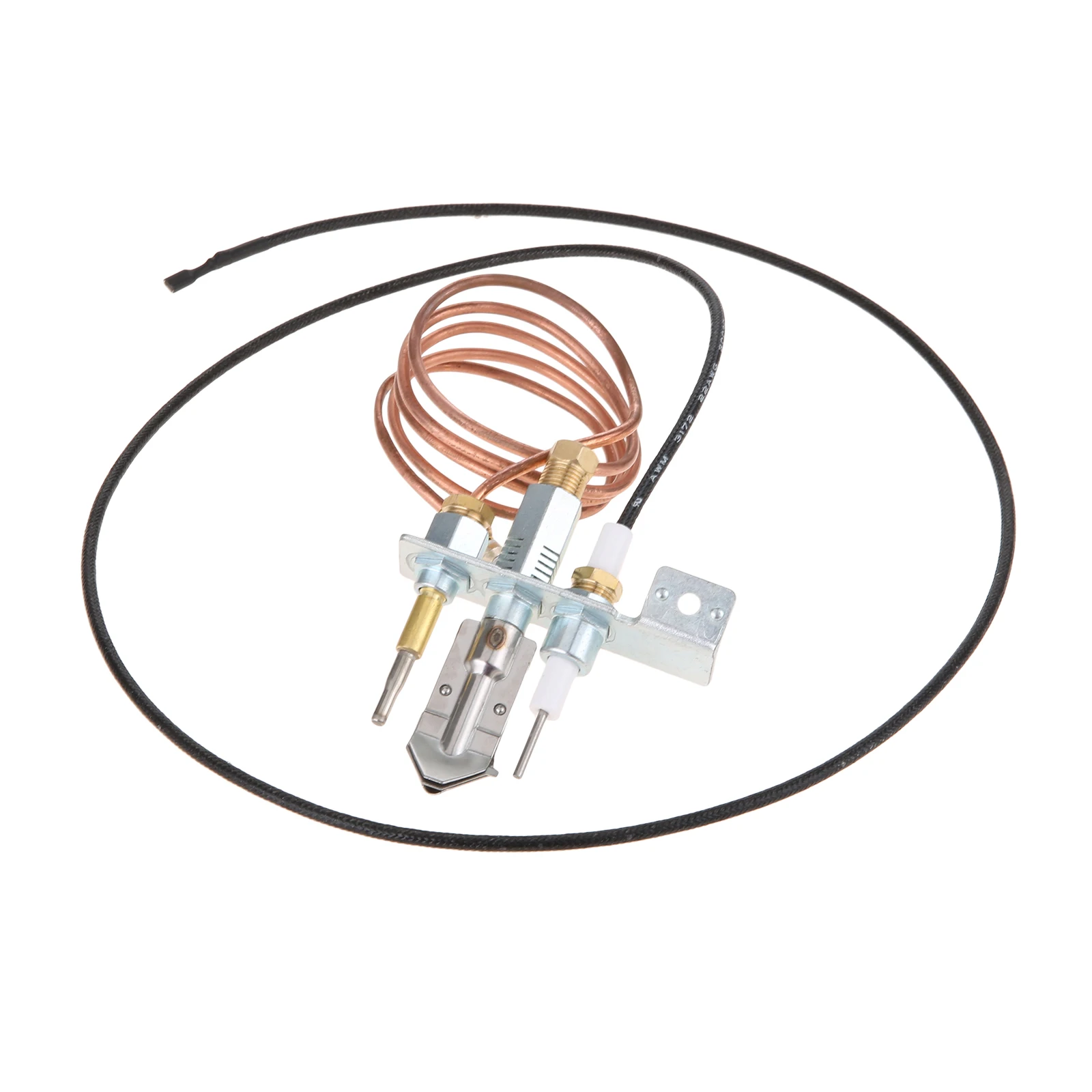 Liquefied Gas Water Heater Wire End M9*1 Thermocouple & Ignition 900mm Safety Pilot Burner Kits for Fireplace/Thermocouple Parts