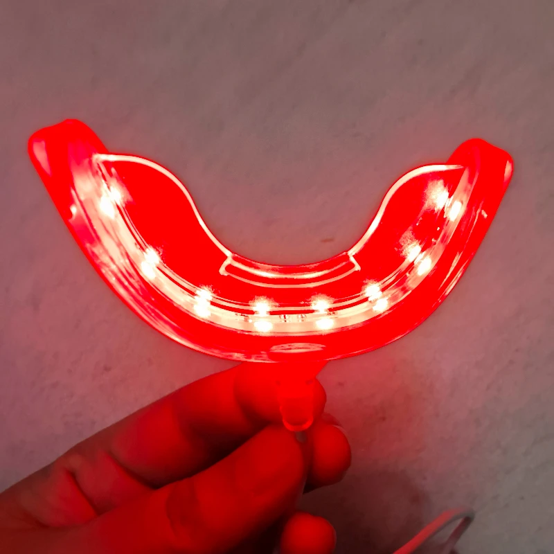 Red Light Therapy Machine for Oral Care Canker Sore Mouth Sores Herpes Fever Blisters Healing Gum Pain Relief Oral Physiotherapy