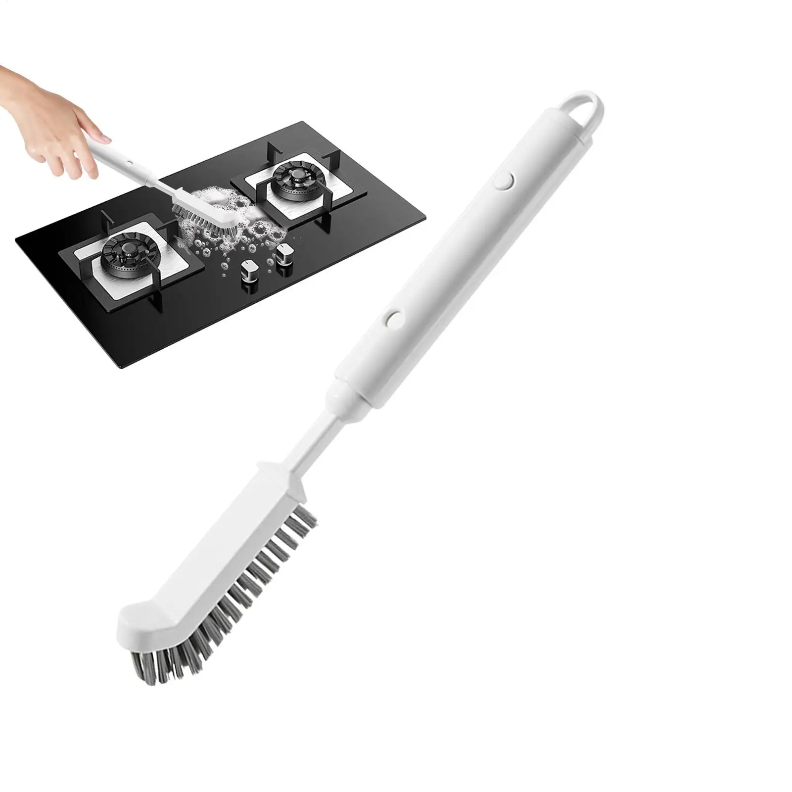 Kitchen Brush for Sink Right-Angle Scrubber Juicer Scrubber Brush for Homeowners Renters Parents Home Office Apartment Dorm
