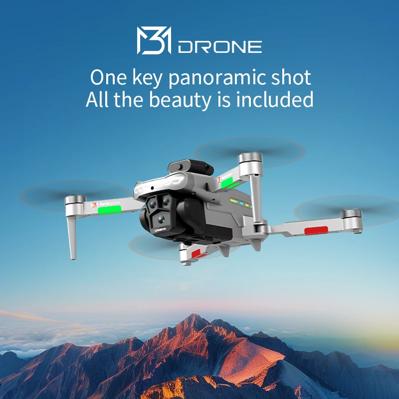 2025 New M3 Drones GPS 8K Professional HD 360° Dual Cameras 5G WIFI Brushless Motors Obstacle Avoidance Foldable Quadcopter Toys