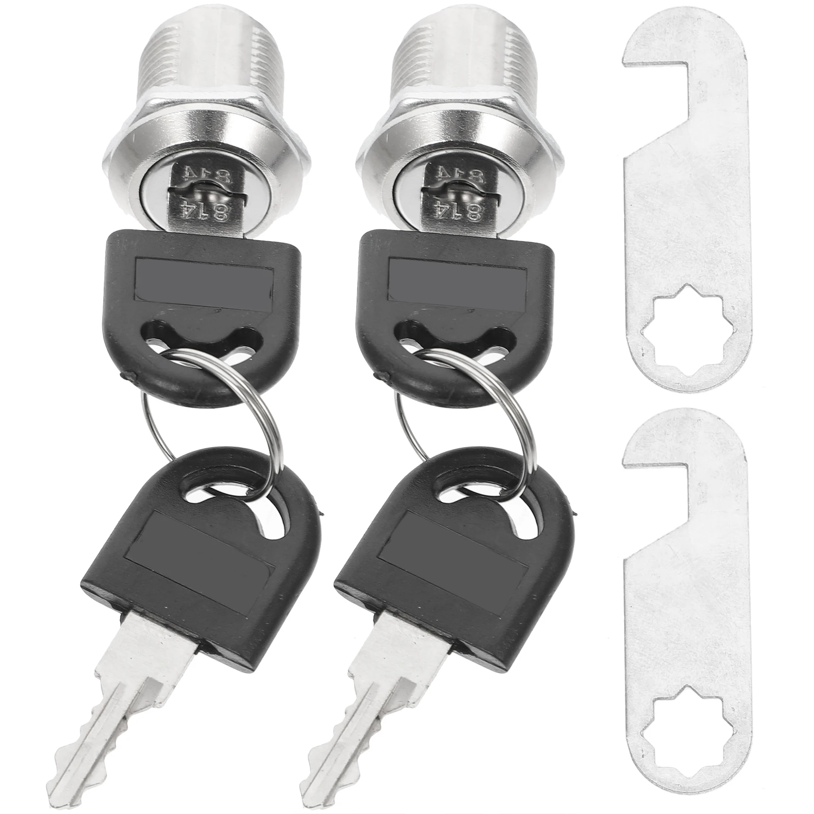 

4Pcs Cabinet Cam Lock Zinc Alloy Durable Mailbox Drawer Dresser Security Lock File Box Home Office Use Cam Locks