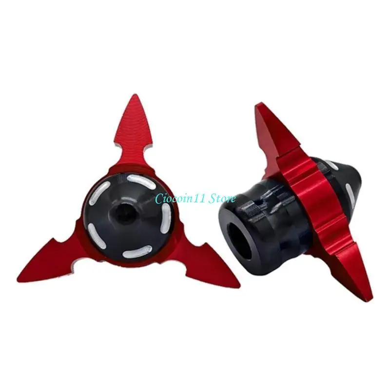 Y1UB Aluminum Motorcycle Front Fork Cups Easy Installation Bike Fork Guard Decorative Cups for Riders & Racers