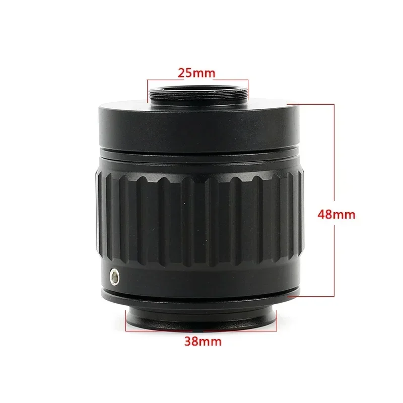 0.35X 0.5X 0.4X 0.3X Adapter Lens 1X Tube Adjustable Focus 38mm To C Mount  Trinocular Stereo Microscope Camera Adapter