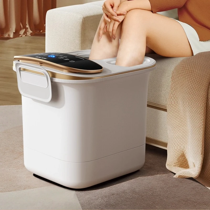 

Heating Constant Temperature Foot Wash Basin Electric Massage Footbath Machine Home Automatic High Deep Knee Foot Bath Bucket