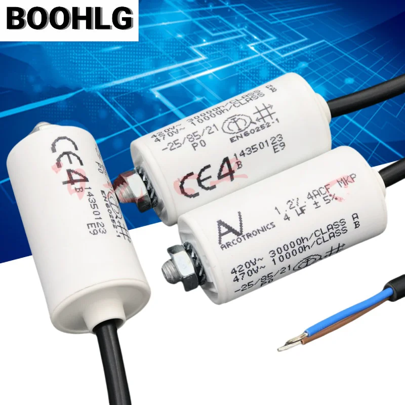 

1 piece ARCOTRONICS AV 4uF 1.27.4ACF MKP 420V 470V starting capacitor