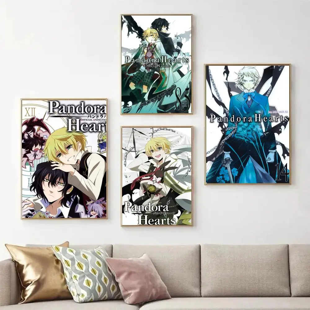 

P-Pandora H-Hearts Poster HD Art Sticky Wall Waterproof Home Living Room Bedroom Bar Aesthetic Decoration