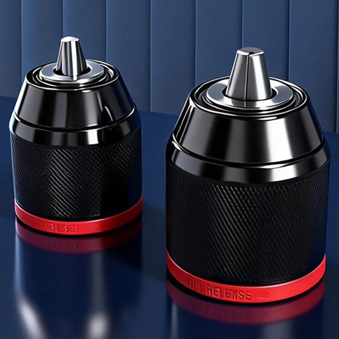 1pc Metal Keyless Drill Chuck,0.8~10mm,2~13mm,3Jaw Ratchet Self-Lock Chuck,For Electric Hand Drill,Cordless Drill&Lithium Drill