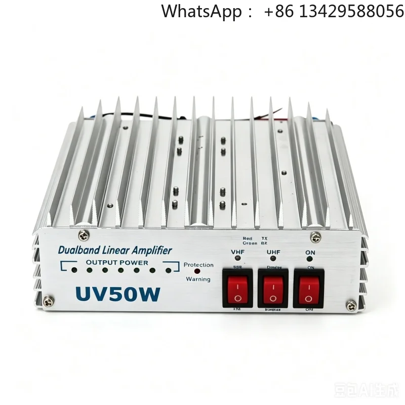 Dual band VHF/UHF Linear high power Amplifier for radio