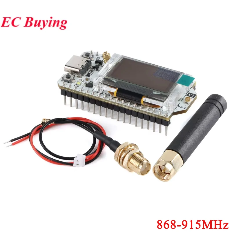 Zestaw ESP32 SX1262 LoRa WIFI 32 433-510MHz 868MHz/915MHz z wyświetlaczem OLED S3, płytka rozwojowa IOT dla Arduino, sieć Mesh Meshtastic — zdjęcie 5
