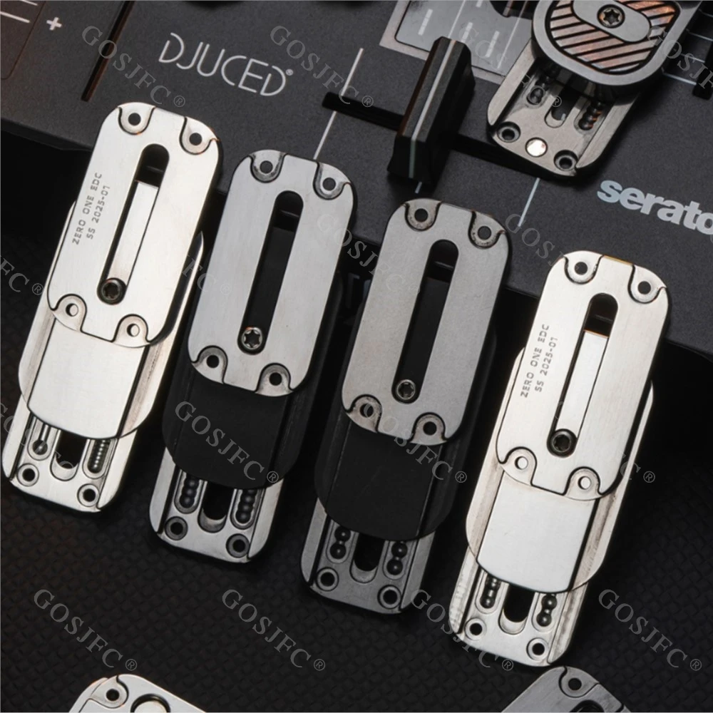 01EDC Magnetic Mechanical Inner Liner Fidget Slider Stress Relief Toy Push Slider Fidget Toys For Adults Office Desk Accessories