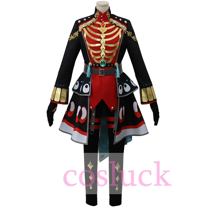 COS-HoHo Anime Ensemble Stars Kagehira Mika Game Suit Handsome Gorgeous Uniform Cosplay Costume Halloween Carnival Party Outfit