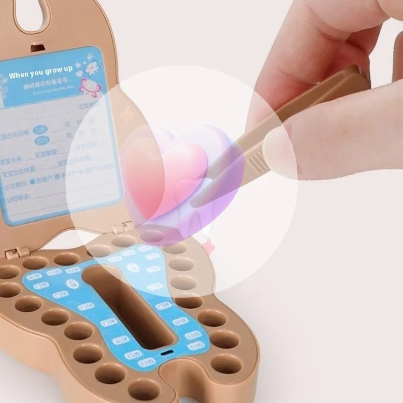 1 pçs coleção caixa comemorativa para meninas e meninos mudar dentes caixa de coleção das crianças caixa de armazenamento de dentes do bebê