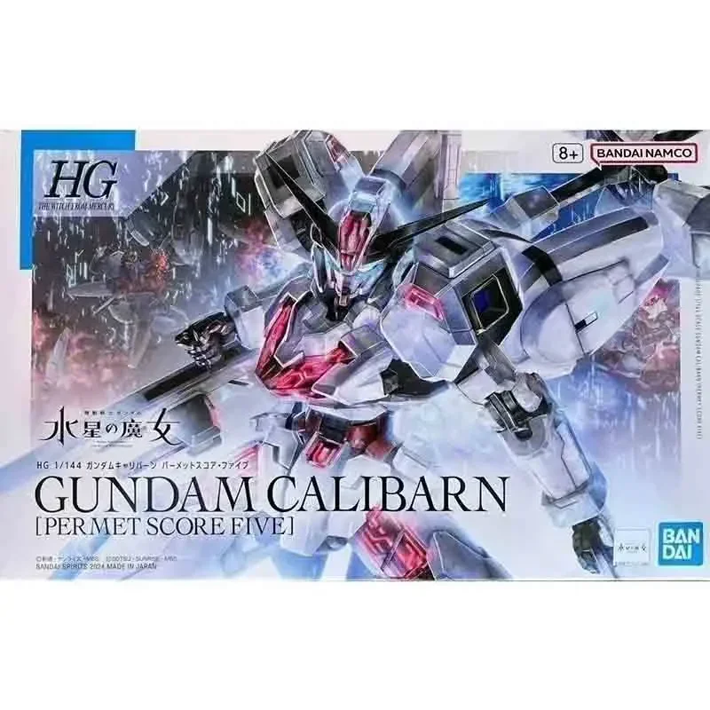 W magazynie Bandai Original Box Gundam Model Kit Anime Action Figure PB HG 1/144 GUNDAM CALIBARN [PERMET SCORE FIVE] Ver Gifts Toy