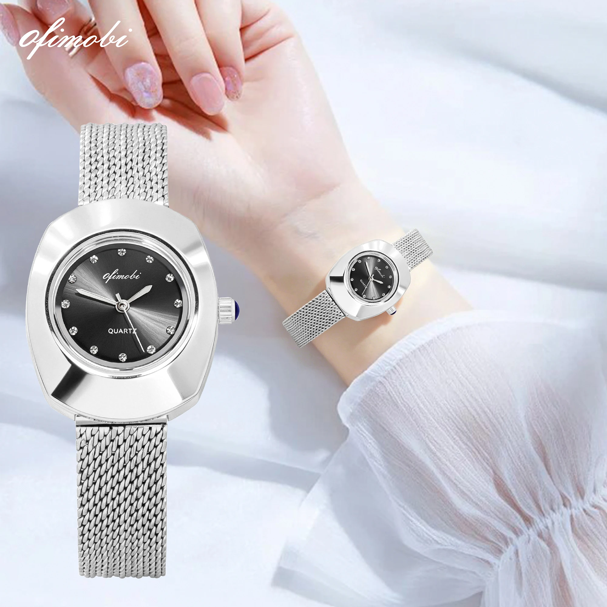 OFIMOBI Women Quartz Watch Sta - Stainless Mesh Band 评论和价格