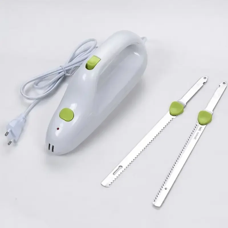 Household Electric Bread Knife Sandwich Toothed Knife Cake Cutting Knife Stainless Steel Food Cutter Toast Electric Saw