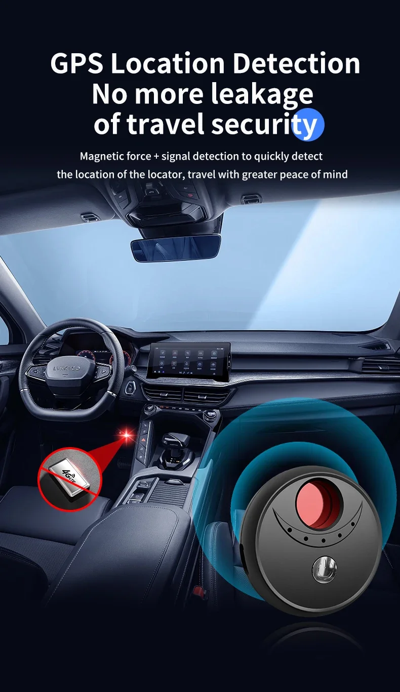 X17 Anti-Peeping Tracker Locator Anti Candid Camera Detector Security Protection Alarm Infrared Wireless Signal Anti-Positioning