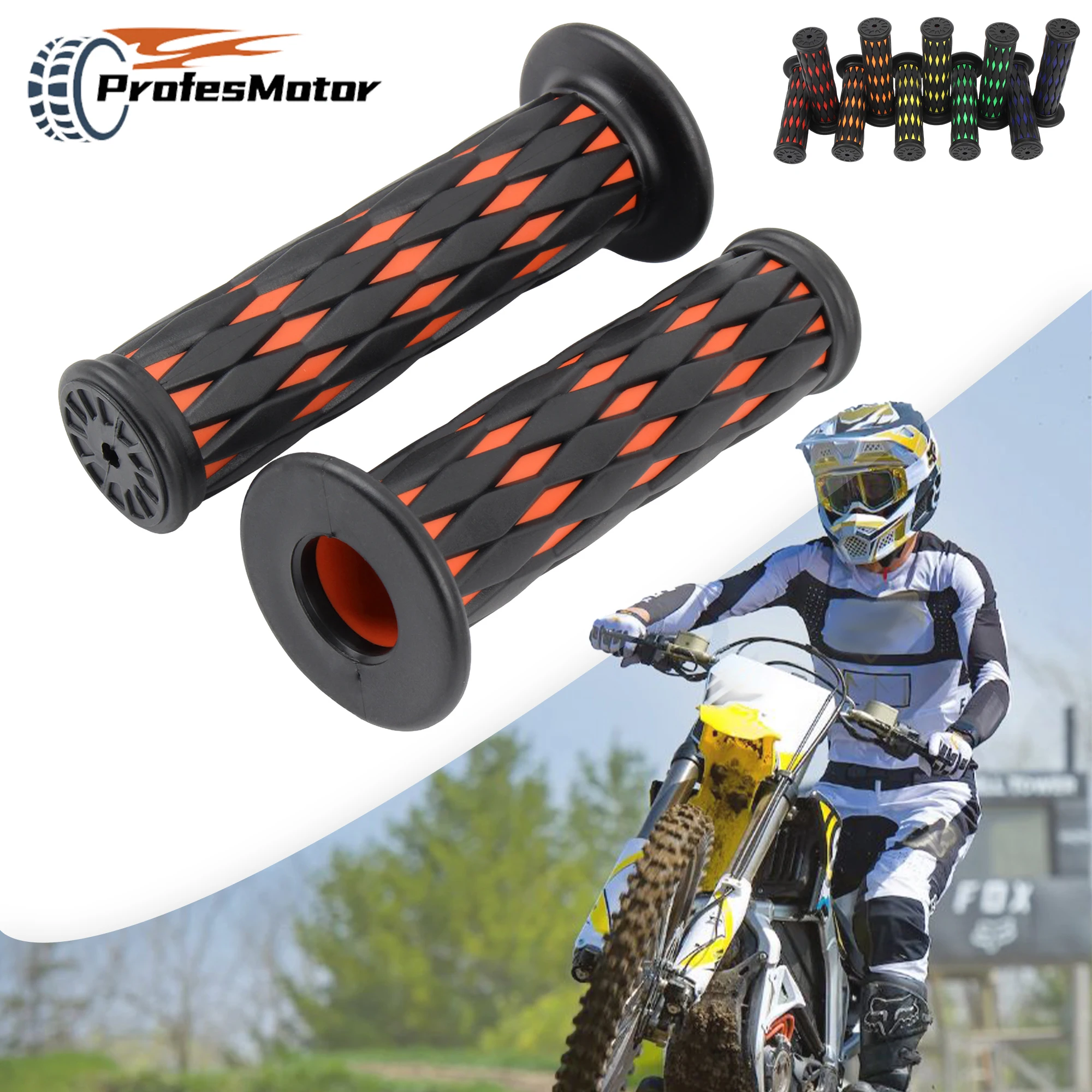 

Universal Motorcycle 7/8 ""22/24MM Grip Handlebar Handle Cover Anti-slip Handles for Honda Yamaha ATV Dirt Bike Modified Parts