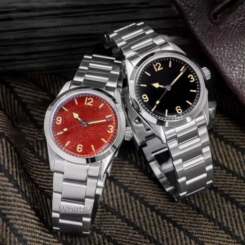 Tribute to the golden age retro small watch by 34mm medieval ranger men's and women's watch T003