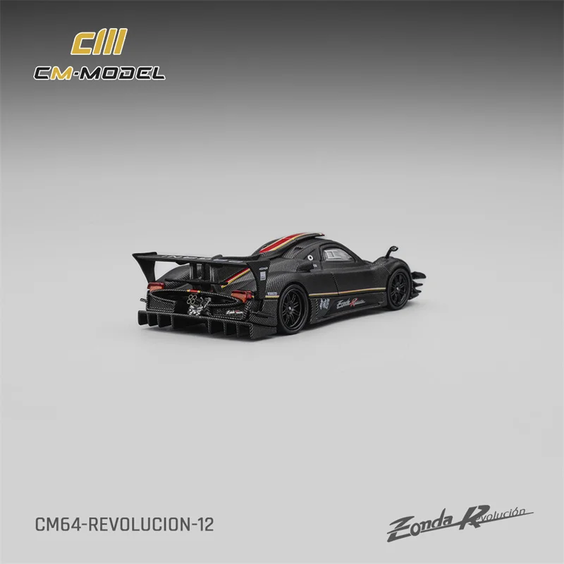 CM Model 1:64 Pagani Zonda Revlucion Drycarbon / BRZ Die-Cast Car Model Miniature Gifts