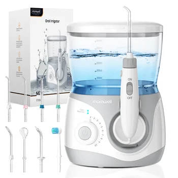 Home Water Flosser, 600 ml Large Capacity,10 Adjustable Pressures,6 Home Nozzles…
