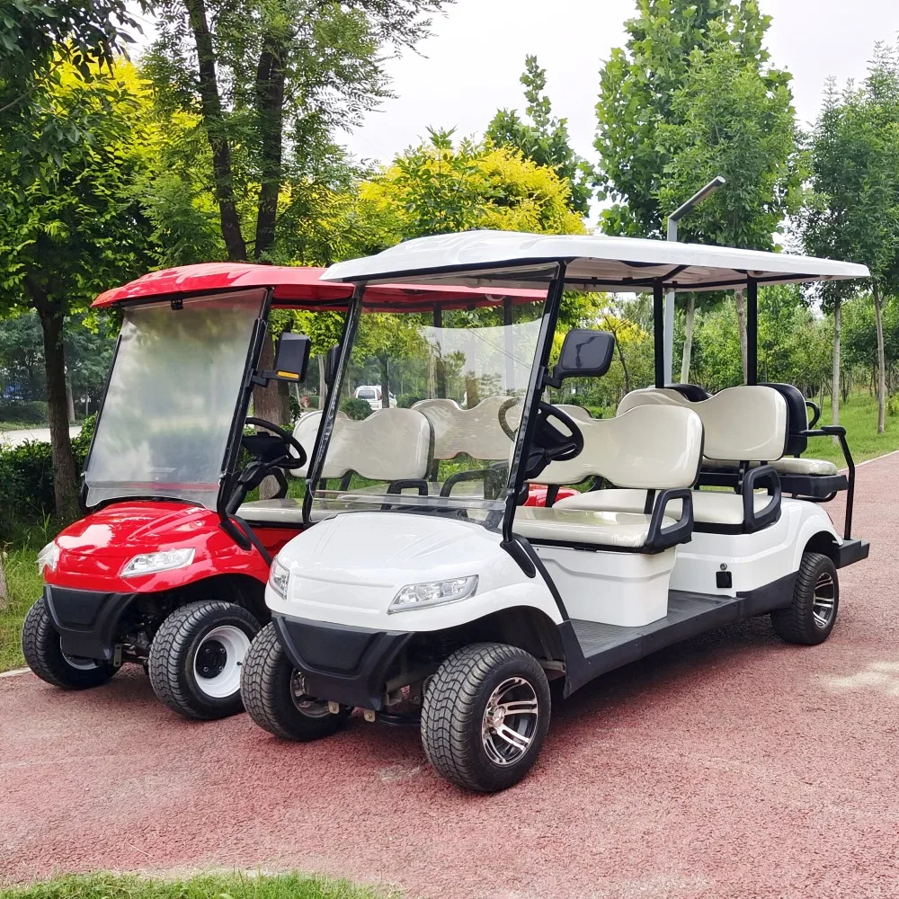 

Golf Cart Rental Luxurious Street Legal Lithium Battery 2 4 6 8 Seater Electric Lifted Golf Cars Buggy Adult for Sale