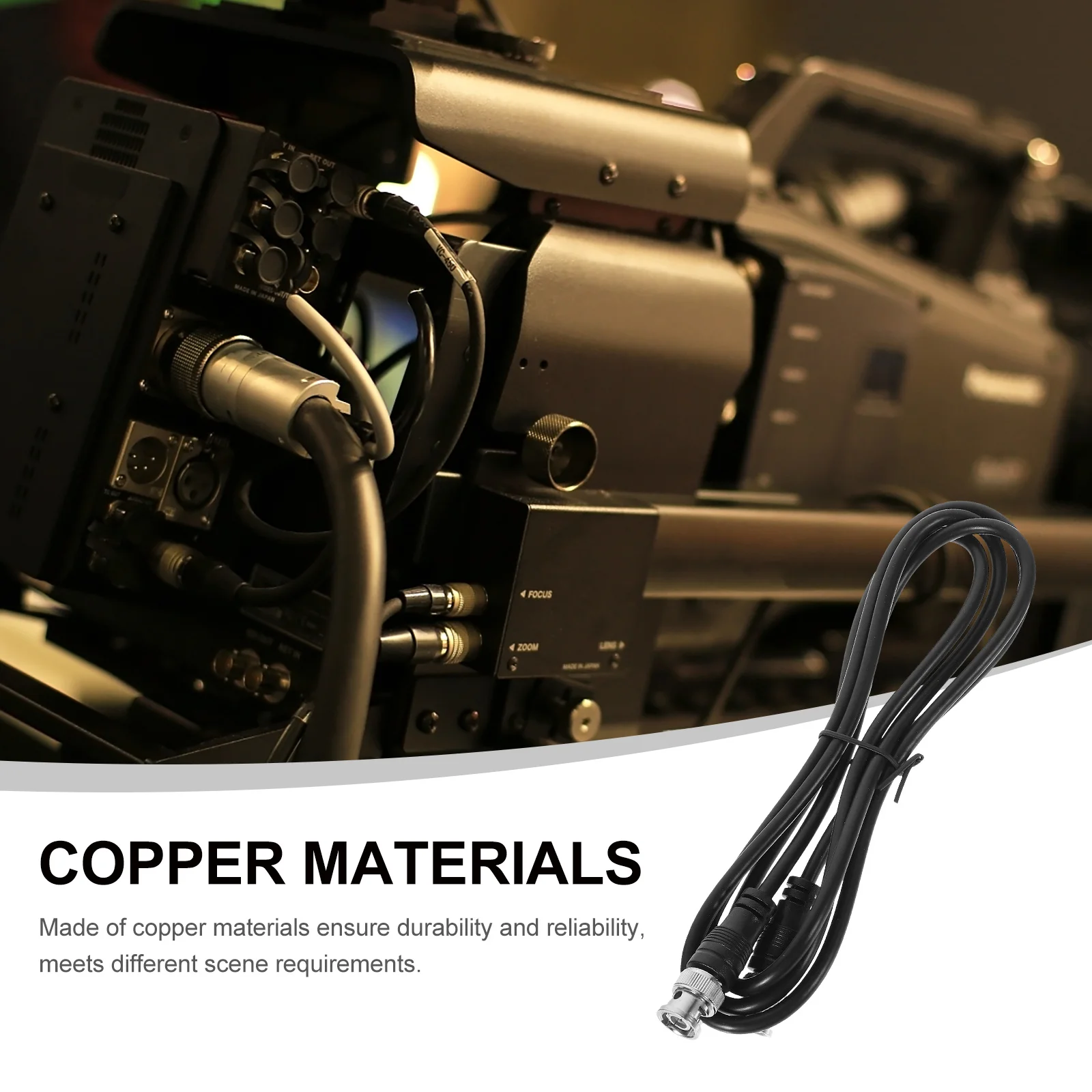 

1.5m Video Extension Cable Male to Male Copper Coaxial Extension Cable for Security Camera Dvr Video Transmission Coax