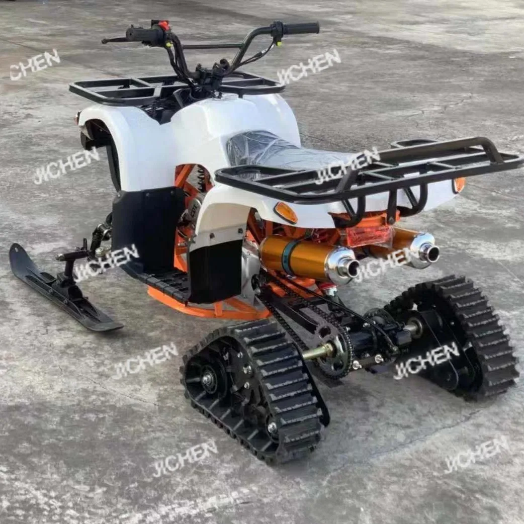 

125CC Snow ATV Четырехколесный внедорожный гусеничный мотоцикл Лыжный тобоган Снегоход