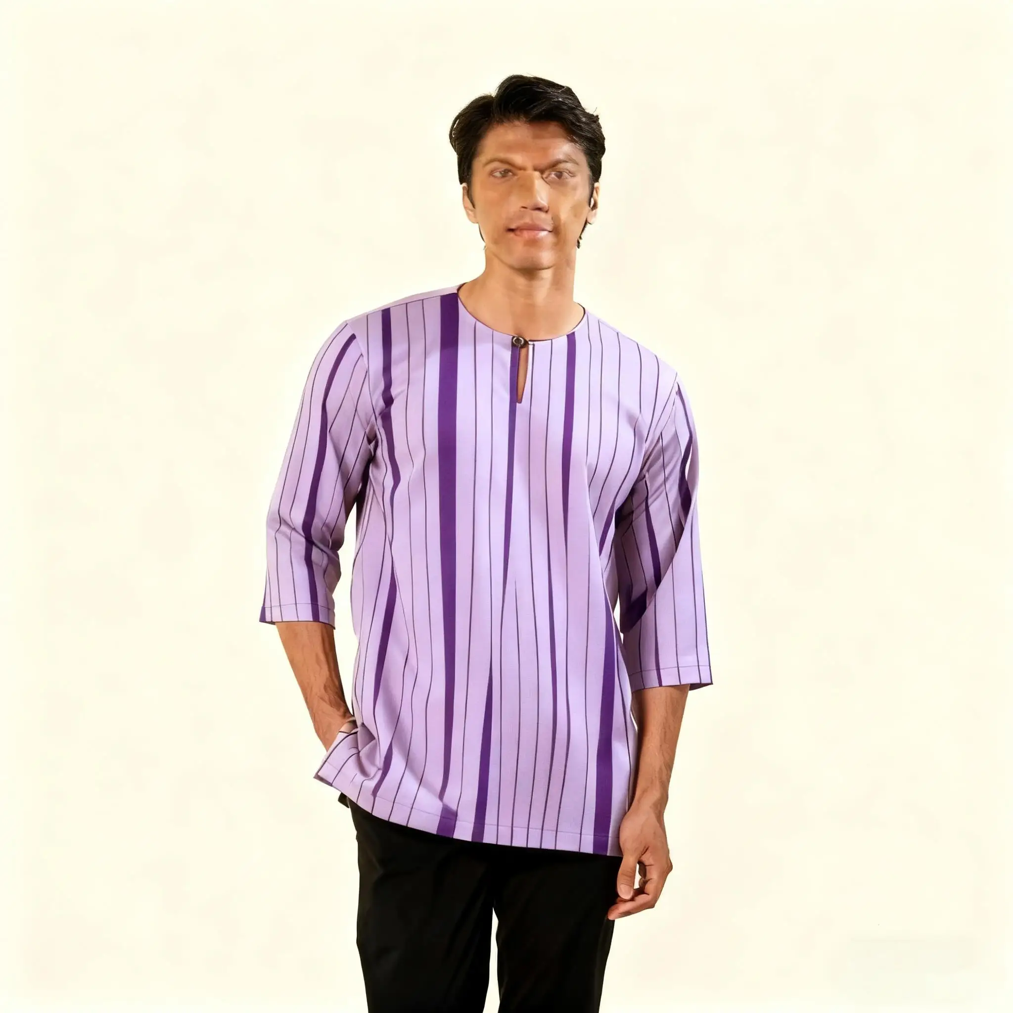 الرجال المسلمات قصيرة الأكمام الإسلامية العربية المرقعة مخطط التطريز عيد مسلم تي شيرت جوبا عبايات فضفاضة غير رسمية Ropa #5