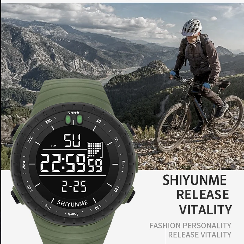 SHIYUNME G Style Orologio sportivo da uomo Impermeabile Display militare Orologio Orologi Modern Digital Reloj Hombre Orologio di moda di lusso