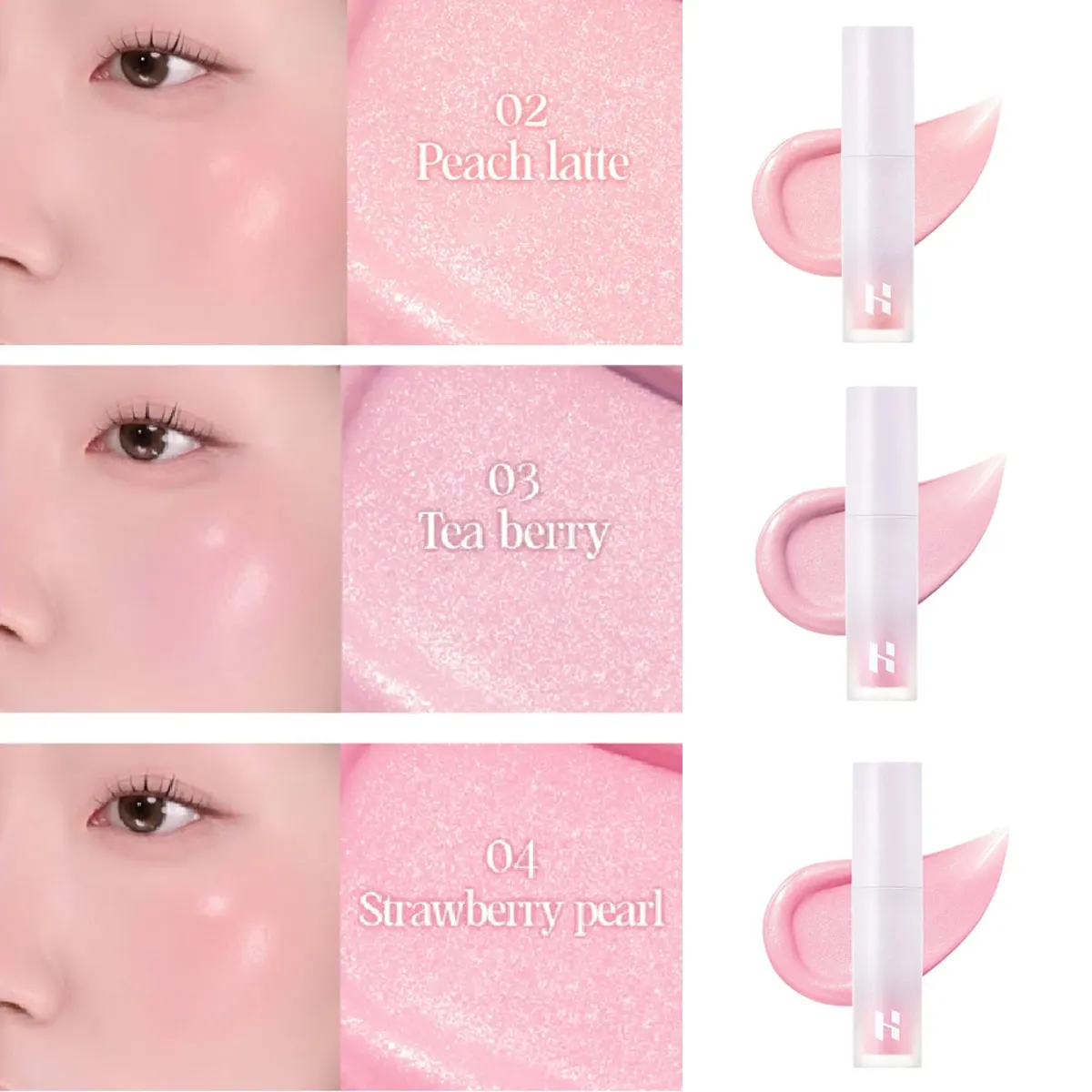 HOLIKA HOLIKA LUMINOUS MILKFIT BLUSH,Subtle Color & Sheer Coverage,Smooth Finish&Daily Glow,Even Coat,K-Beauty,Korean Makeup