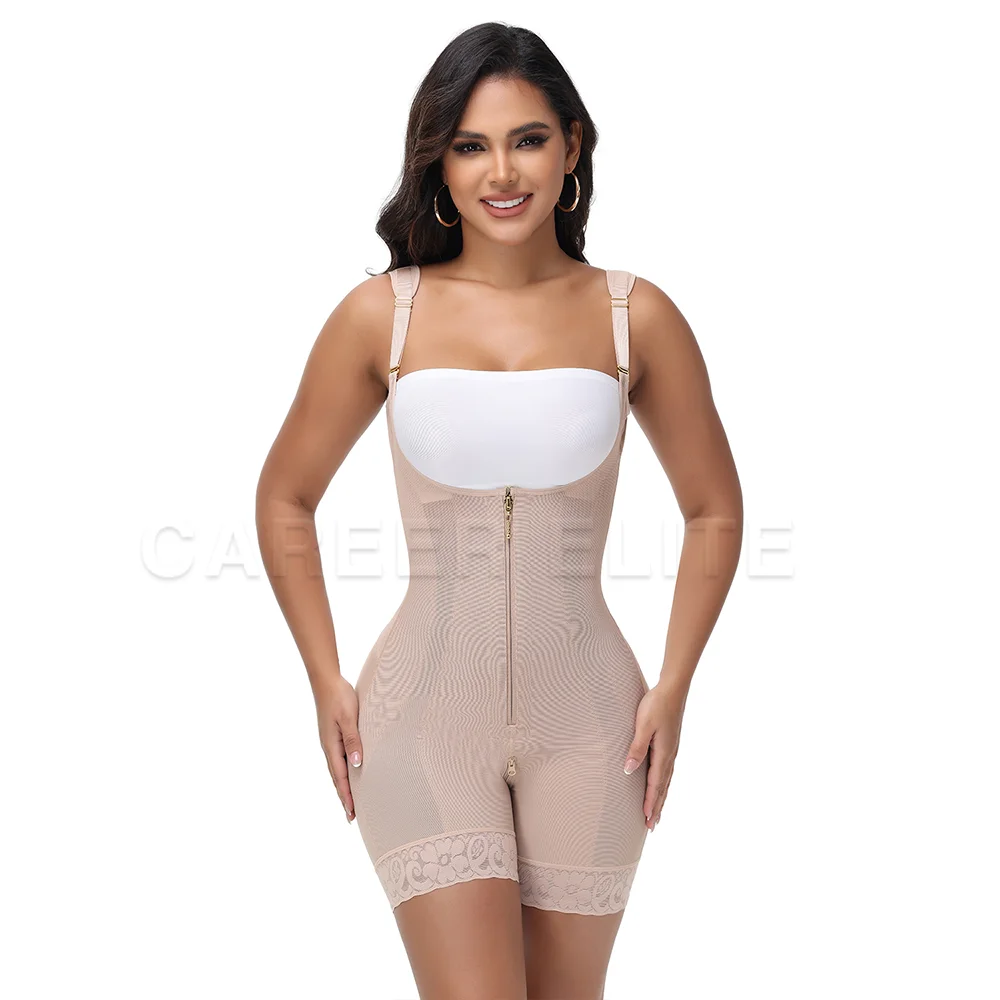 Colombian Girdles Shapers Women Slimming Sheath Post Surgery Thigh Trimmer Weight Loss Corset Stage 2 Daily Wear Ladies view 5