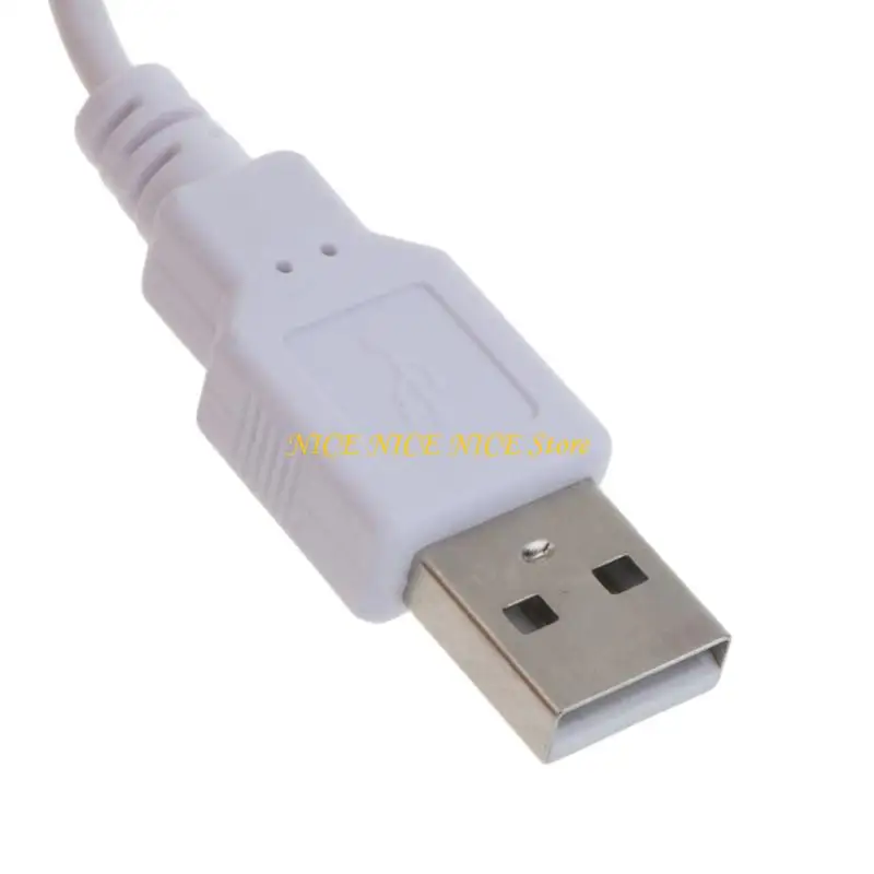 USB -Ladungskabel USB 5V 5,5 x 2,5 mm Netzwerkstopfen für Routerlautsprecher 1m 2m