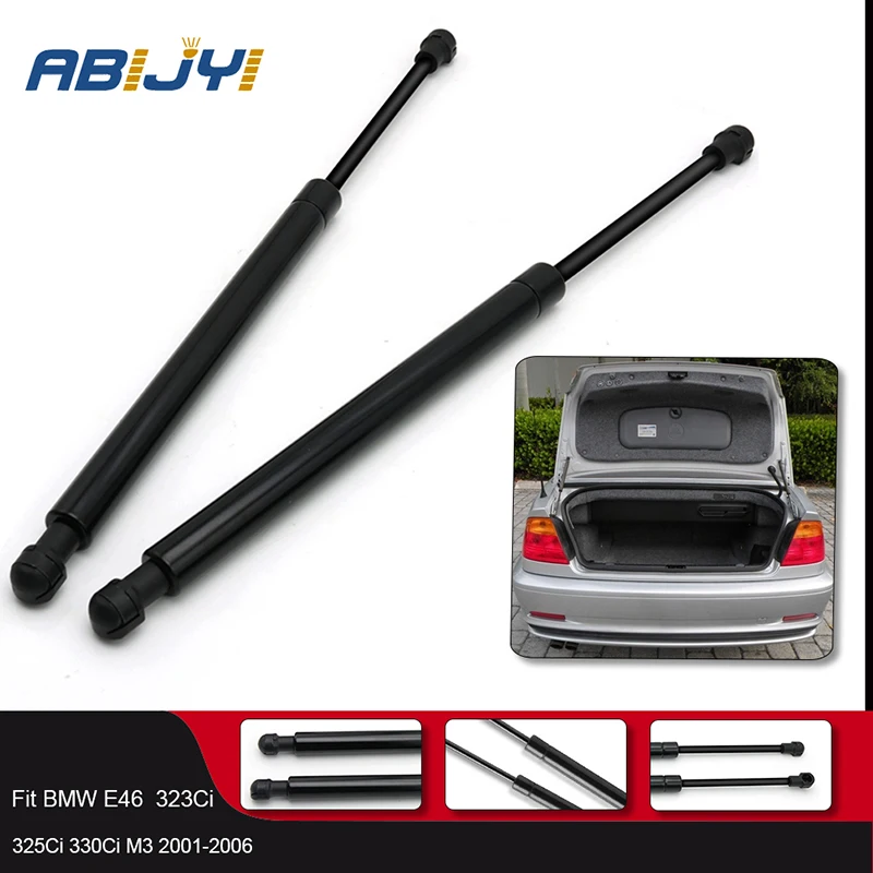 

2Px Pneumatic strut for BMW E46 323Ci 325Ci 330Ci M3 2001-2006 Convertible Rear trunk lift support Pneumatic strut 51248227895