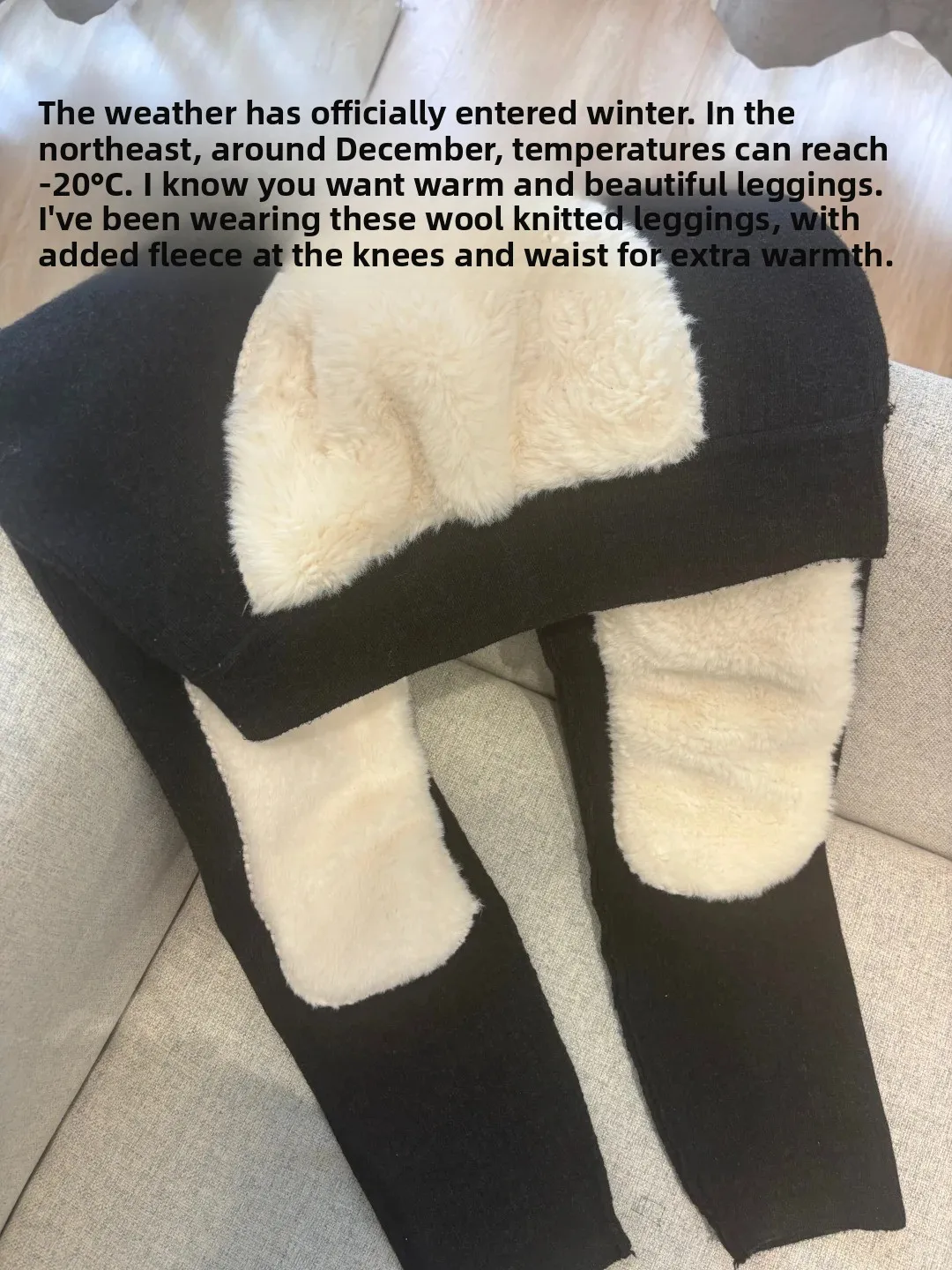 Harbin Thickened Fleece Lined Men's Wool Pants Winter Warm Cotton Trousers for Middle Aged And Elderly People Home Heating Pants