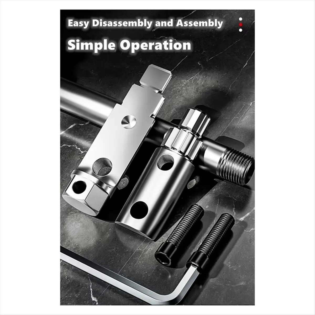 NEW Faucet Angle Valves Damage Screw Extractor Broken Wire Slide Tooth Removal Tool Water-Pipe Valve Repair for 4/6 Points