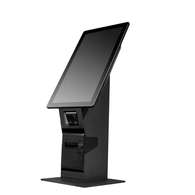 21.5inch Touch Screen Ordering System Scanner Printer All-in-one Pos Payment Terminal Restaurant Self Order Kiosk