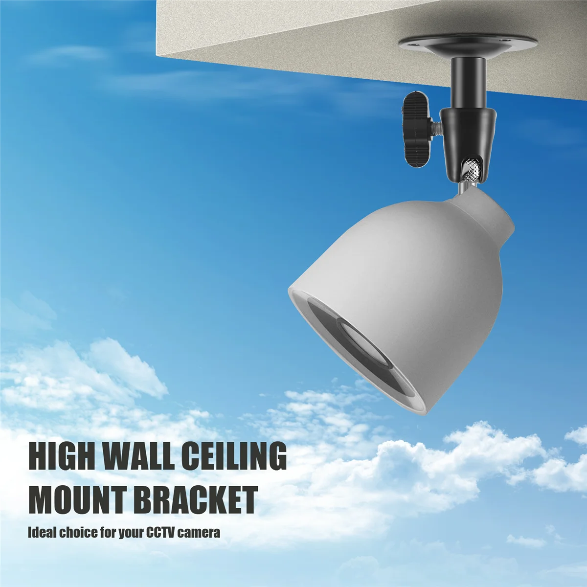 AT77 2.6 Inch High Wall Ceiling Mount Stand Bracket for Security CCTV Camera