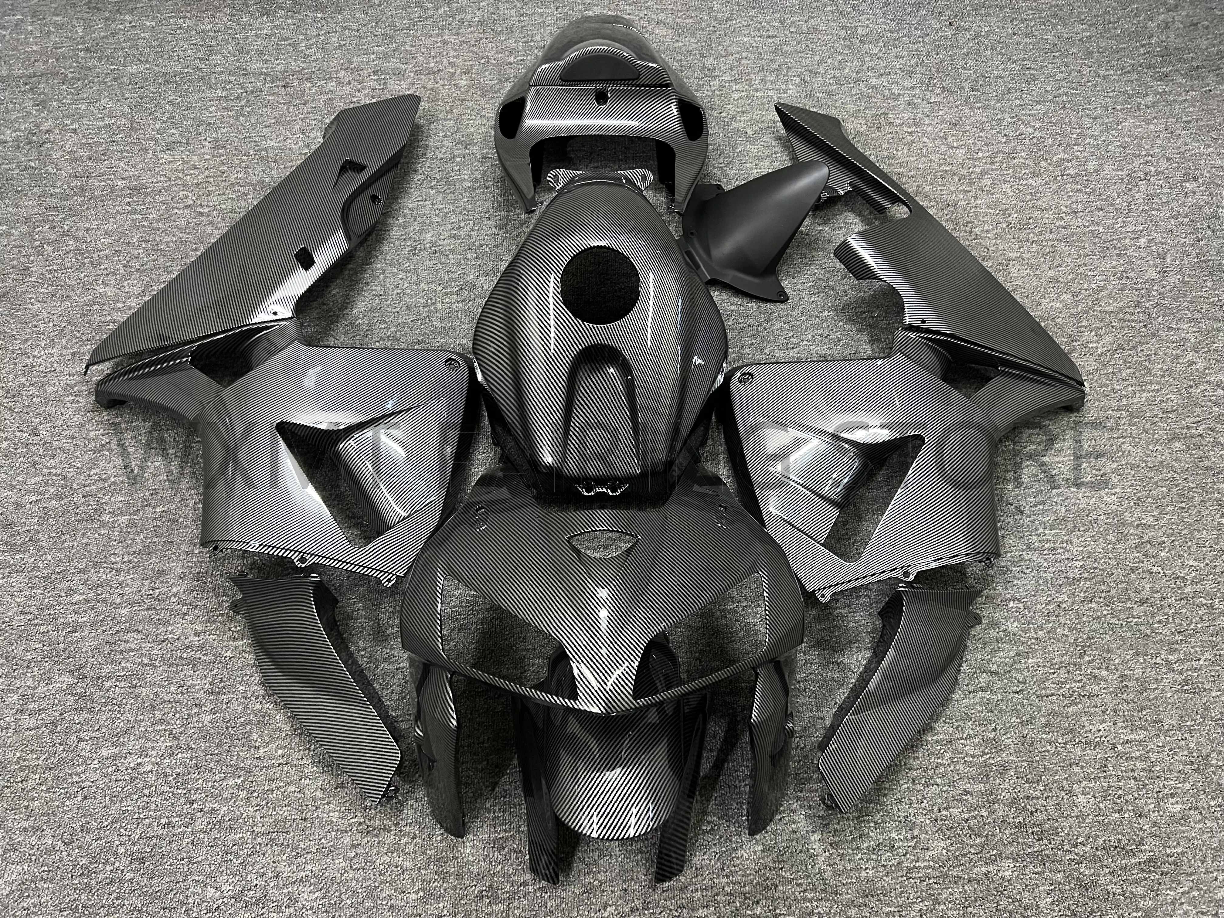 Injection molding fairing for CBR600RR F5 2005 2006 Water transfer carbon fiber fairing kit Motorcycle CBR600RR 2003 2004