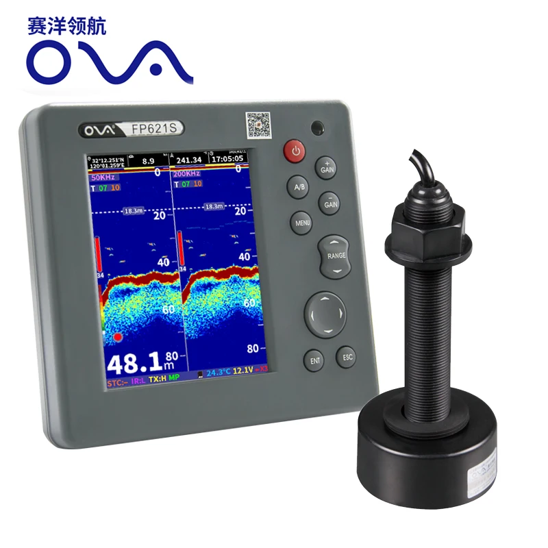 Marine 6 Inch Fish Finder Fishfinder With Transducer