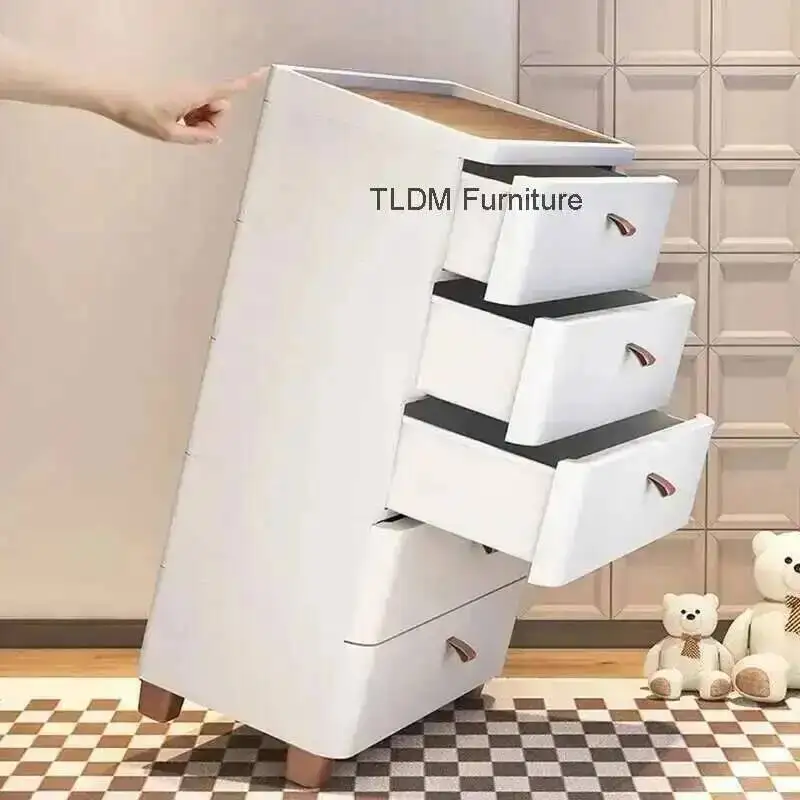 Bathroom Narrow Modern Cabinets Gap Drawer Type Side Cabinet Creative Bathroom Furniture Home Kitchen Shelf Bedroom Nightstand L
