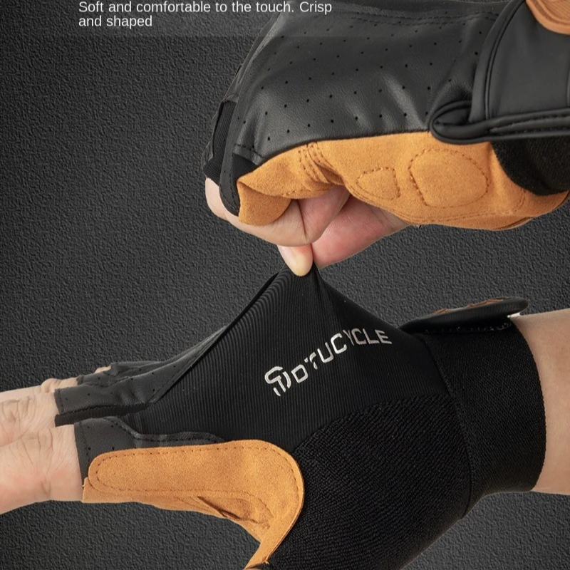 تنفس نصف اصبع قفازات ركوب الدراجات المضادة للانزلاق للصدمات سريعة الجافة دراجة قفازات ركوب الخيل للرجال والنساء قفازات الصالة الرياضية